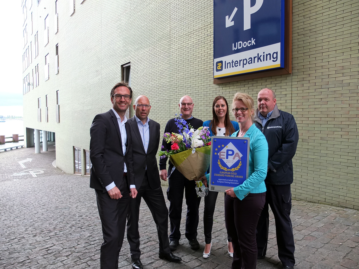 Uitreiking ESPA Gold award IJDock